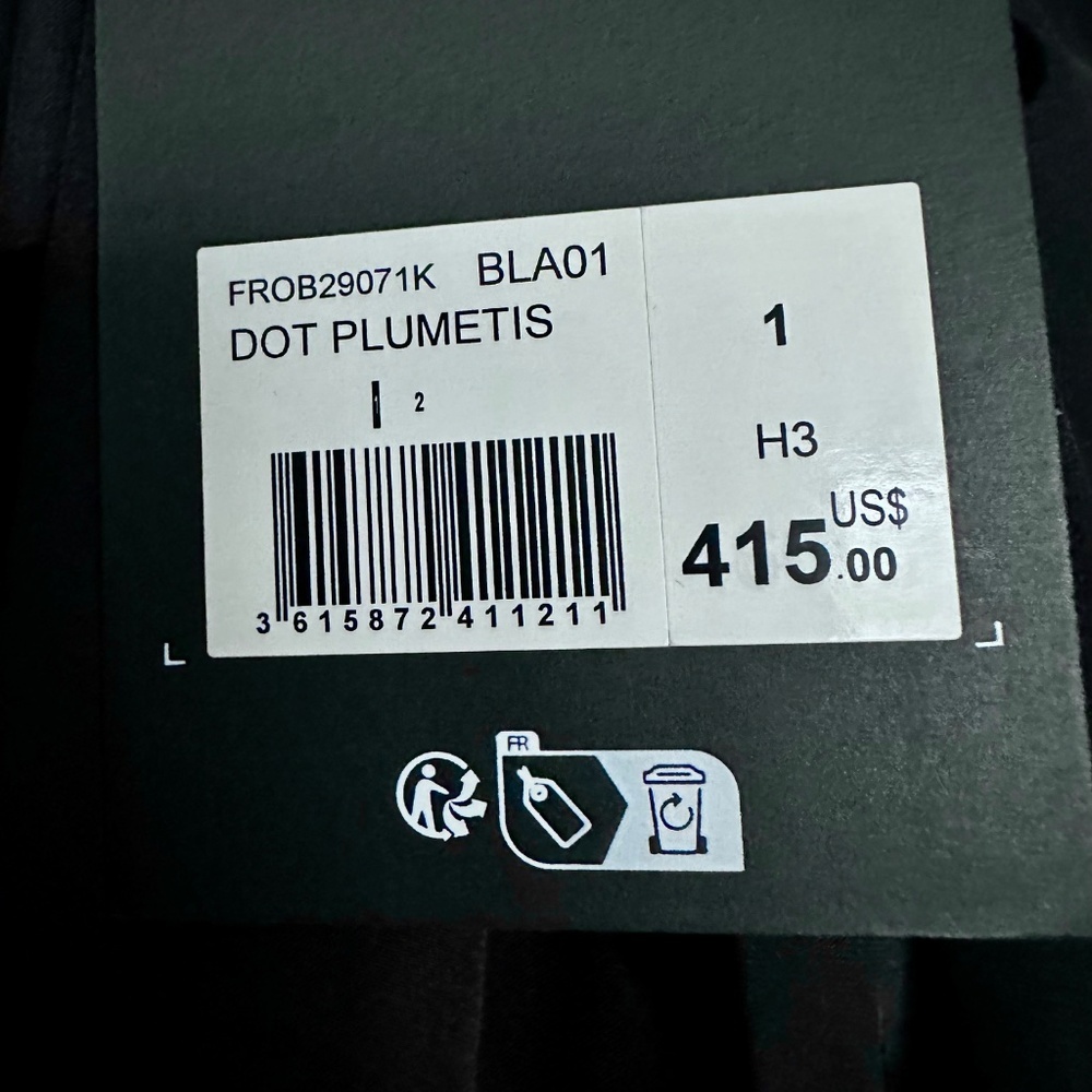 🖤✨ NWT The Kooples Black Sheer Polka Dot 2-Piece Mini Dress | Versatile $415! - Picture 11 of 12